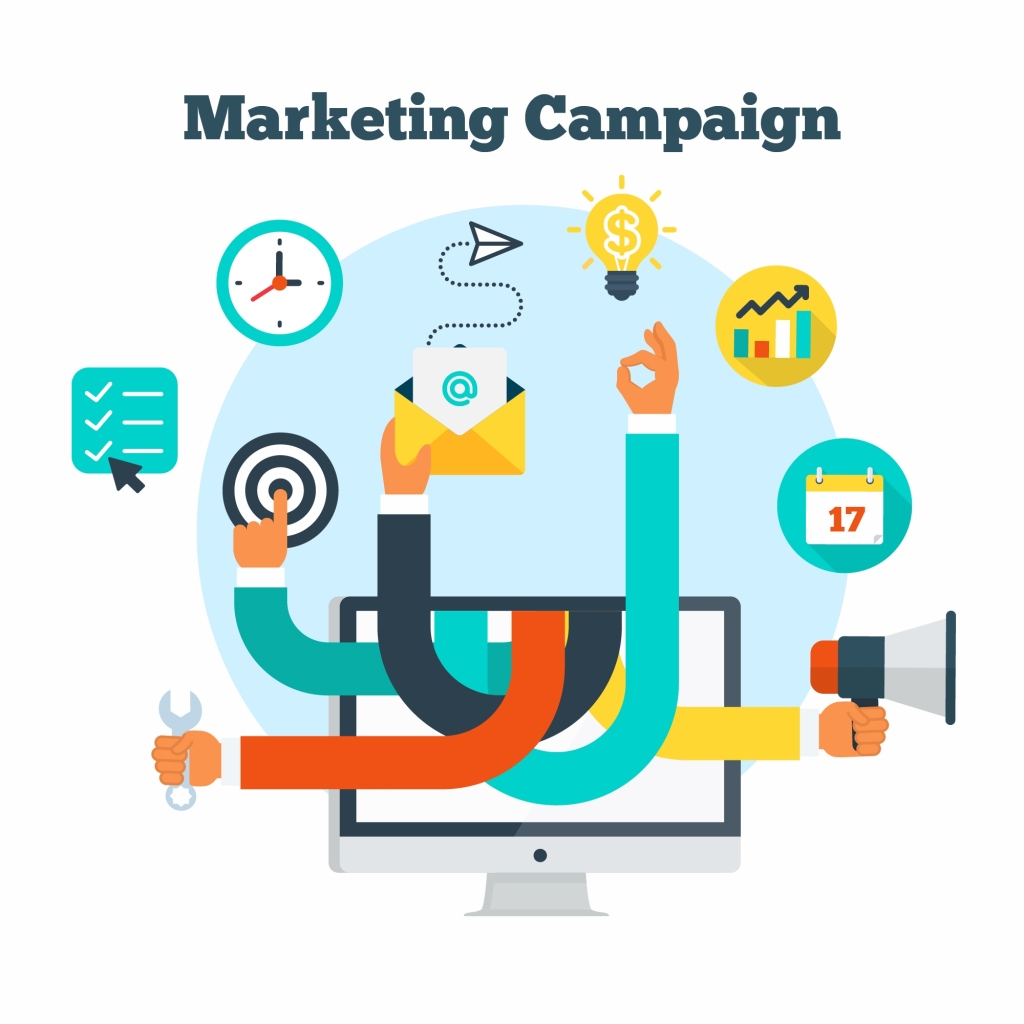 A graphic representation of the complexity involved in digital marketing activities designed by Freepik
